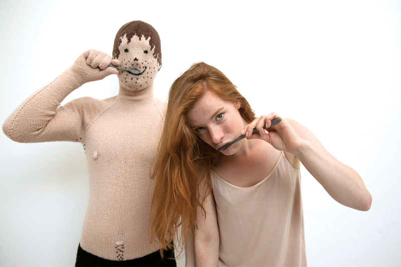 Illustration for article titled My Knitted Boyfriend means you'll always have someone to cuddle with